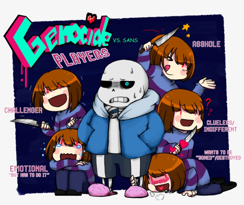 Sans A88hole Players Challenger Css/ Cluele Indifferent - Sans Vs Genocide Player, transparent png #307909