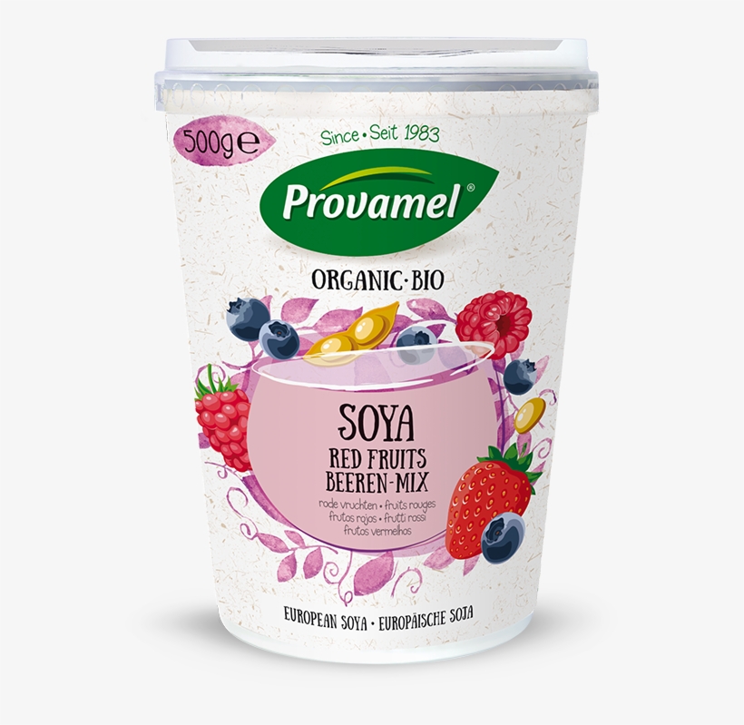 Soya With Red Fruits Alternative To Yogurt - Provamel Soya Milk Red Organic 1l, transparent png #308112