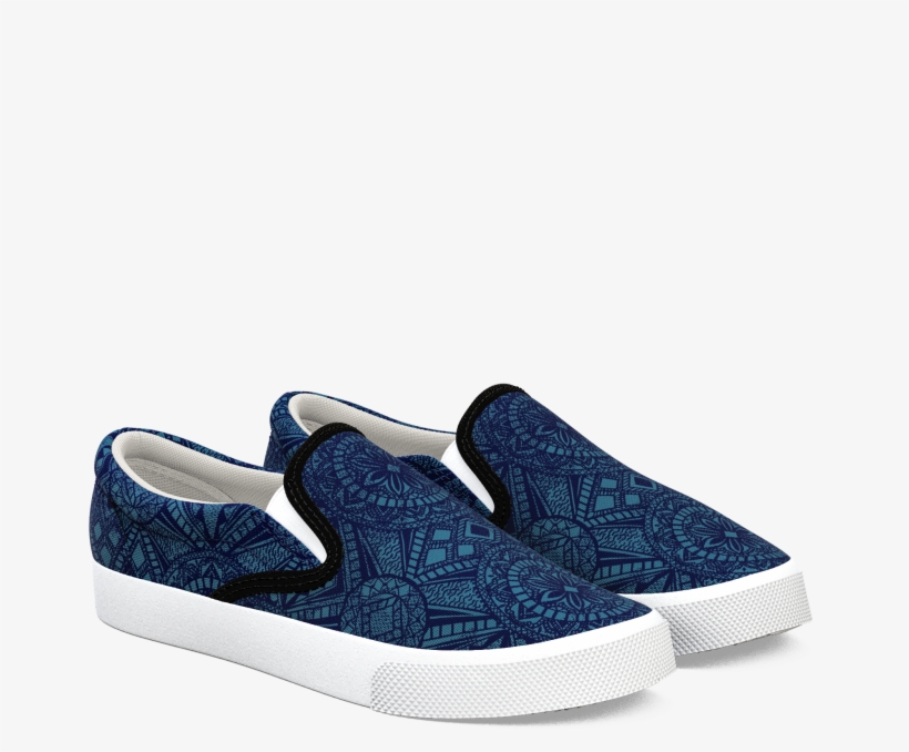 60610 0971 650 Denimtribe Sarahfeinstein Navy Slipon - Bucket Feet Dandelion, transparent png #308294