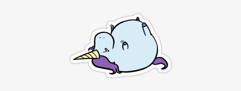 Unicorn Clipart Sad - Sad Fat Unicorn, transparent png #308455
