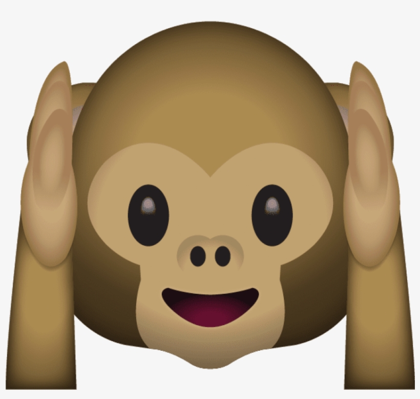 Monkey Emoji Png - Iphone Emoji Monkey, transparent png #308493