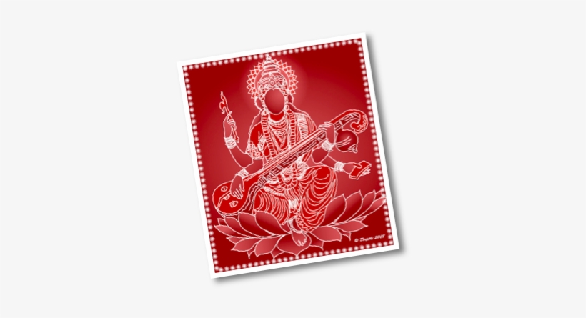 This Year At Prabasi Saraswati Puja Get Ready To Showcase - Goddess Saraswati, transparent png #308709