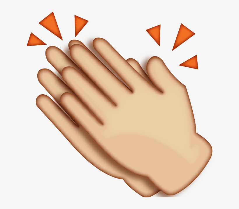 Download Clapping Hands Emoji Icon - Clap Hands Emoji Png, transparent png #309335