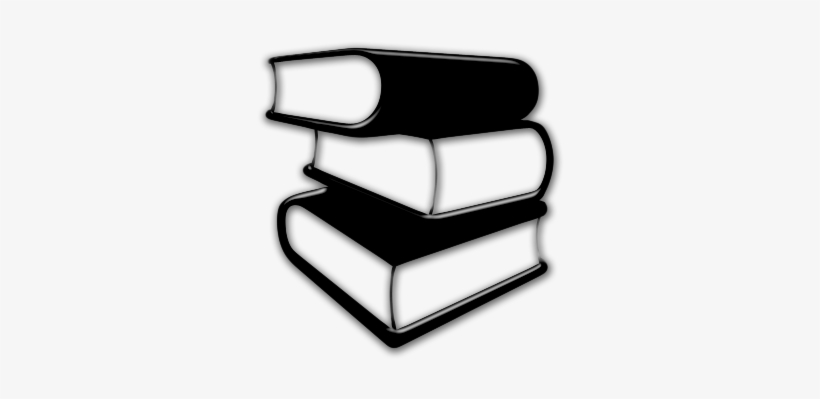 Books - Books Icon Black And White, transparent png #309457