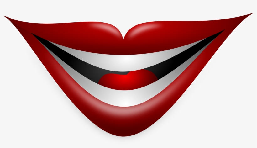 Joker Smile Icons Png - Smiley Lips, transparent png #309747