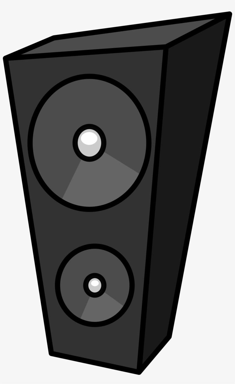 Studio Speaker On A Stand - Vector Sound System Png, transparent png #309829