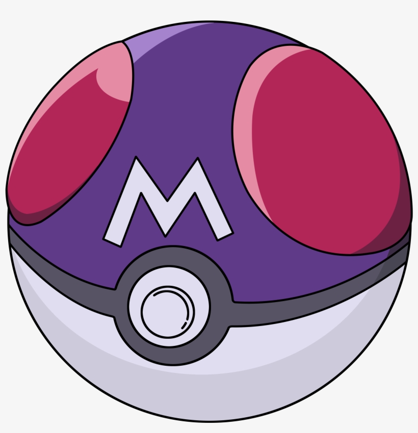 19 Pokeball Picture Freeuse Stock Ball Pokemon Huge - Pokemon Master Ball Png, transparent png #309982