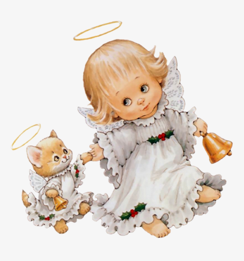 Tubes Rm Anges De Noël - Baby Angel Image Png, transparent png #3000158