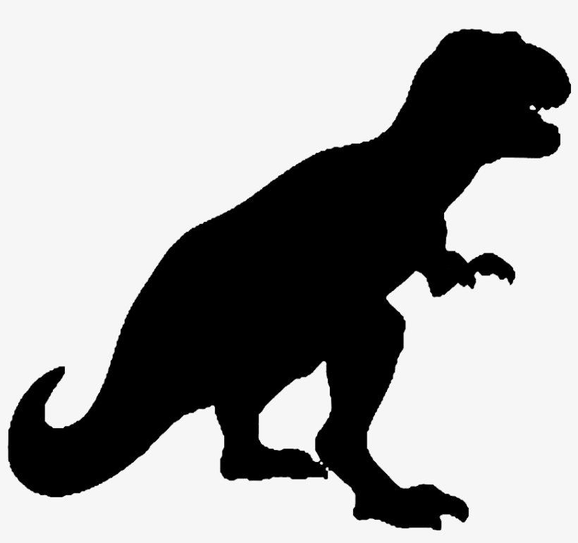 T-rex Emblem Bo - Silhouette T Rex Clipart Png, transparent png #3000281