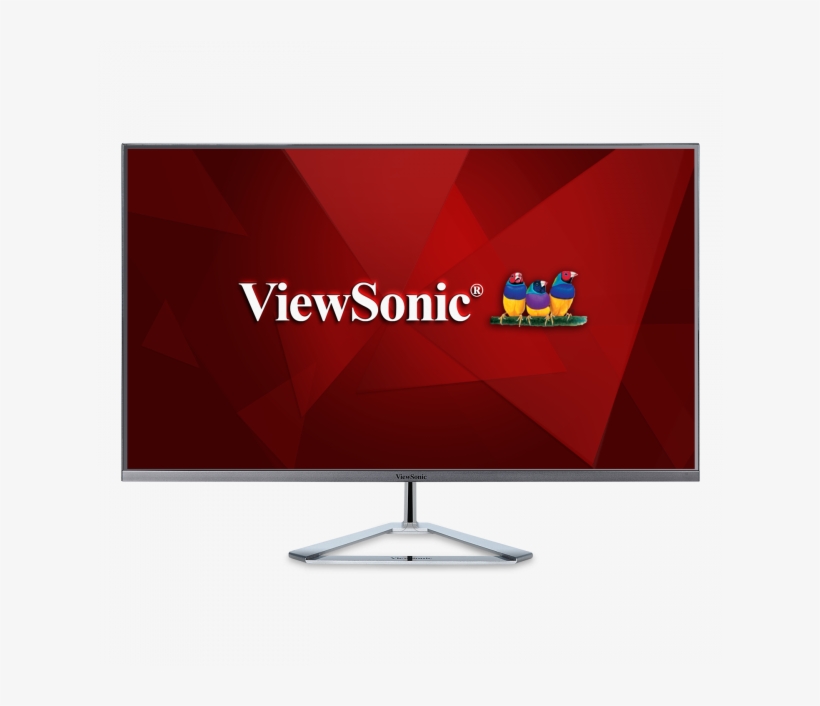 Vx3276 2k Mhd Front - 24" Viewsonic Full Hd Led Monitor, transparent png #3000713