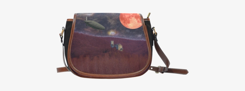 Night Flyer Saddle Bag/small Full Customization - Magically Haunted | Disney Inspired Leather Handbags, transparent png #3001402