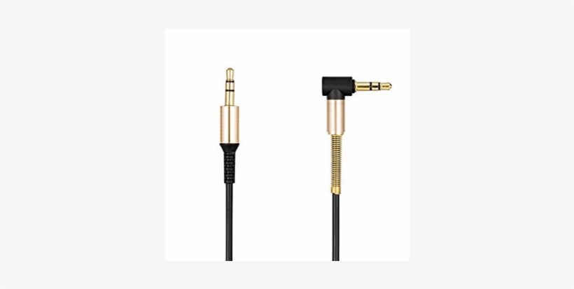 Hoco Upa02 - Hoco Upa02 Aux Spring Audio Cable Black, transparent png #3002149