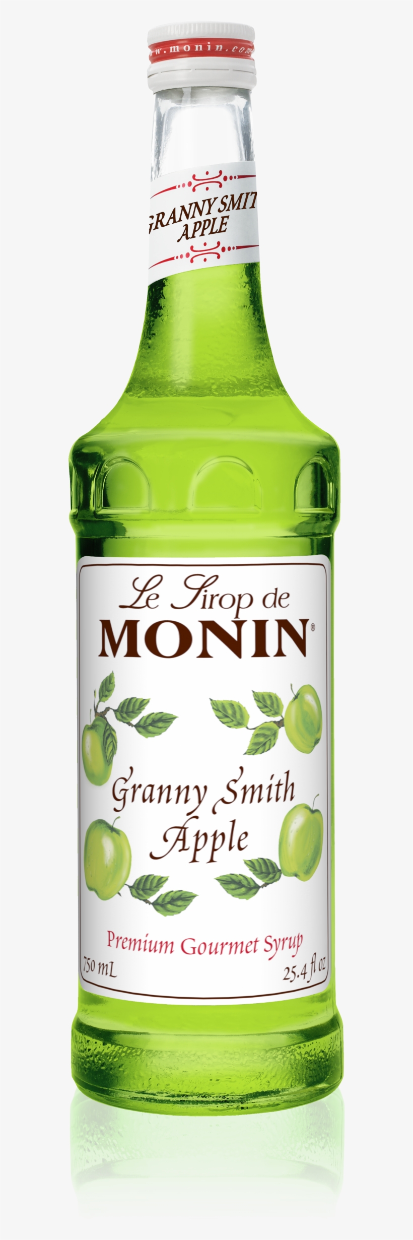 750 Ml Granny Smith Apple Syrup - Monin Apple Syrup, transparent png #3002171