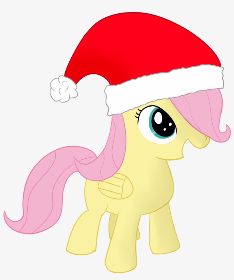 Dragonfoorm, Christmas, Filly, Fluttershy, Hat, Safe, - Portable Network Graphics, transparent png #3002172