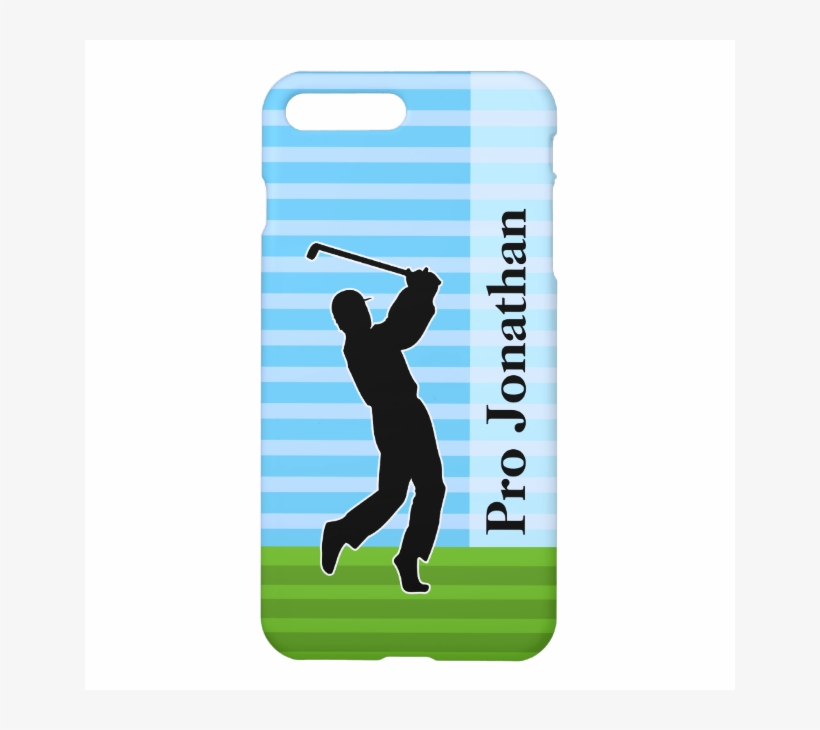 Golfer Silhouette Golfer Silhouette - Zazzle Golfspieler-silhouette Addieren Ihr Namens Iphone, transparent png #3002494
