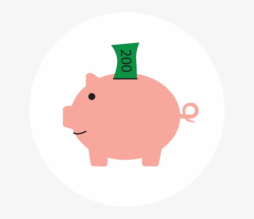 Piggy Bank Icon - Bank, transparent png #3002516