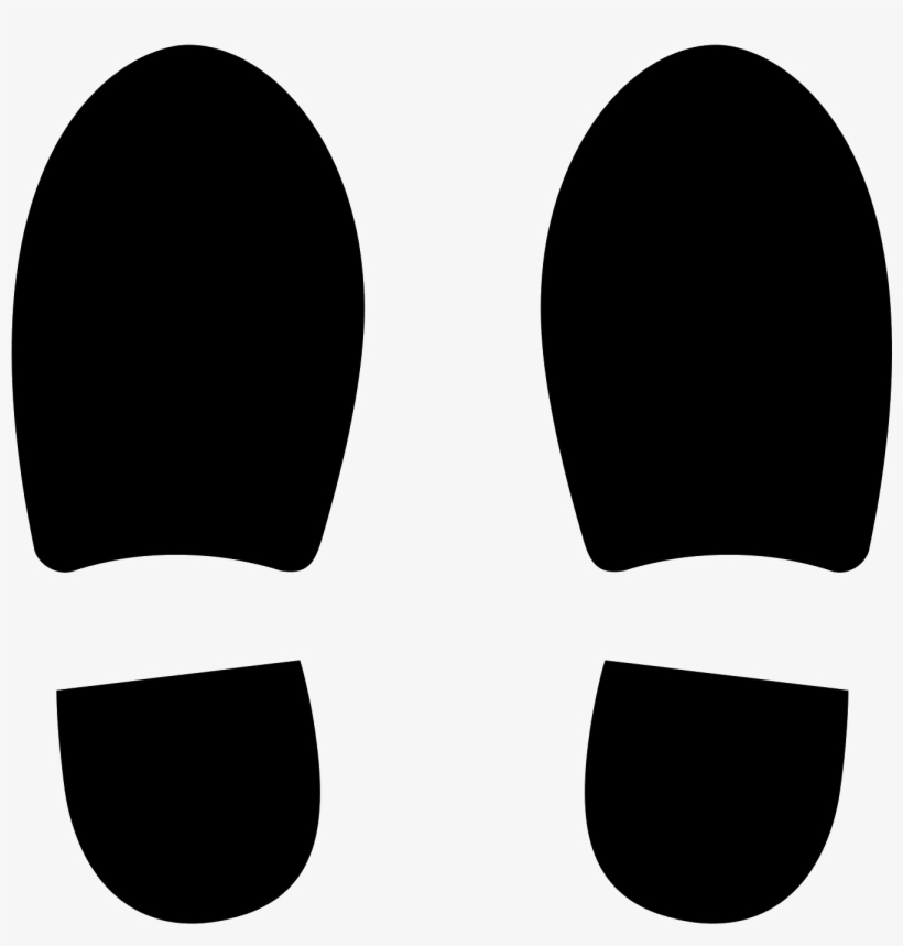 This Icon Represents Two Pictures Of The Soles Of Shoes - 足 型 シール, transparent png #3002793