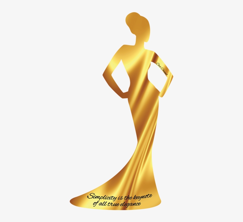 Coco Chanel Simplicity Elegance Wall Sticker - Illustration, transparent png #3002992