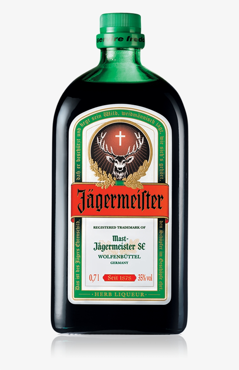 Jägermeister Bottle - Jagermeister Precio, transparent png #3003041