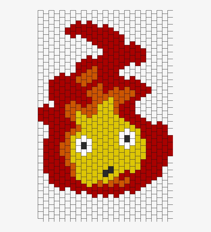 Surprised Calcifur From Howls Moving Castle Bead Pattern - Main Market Square, transparent png #3003499