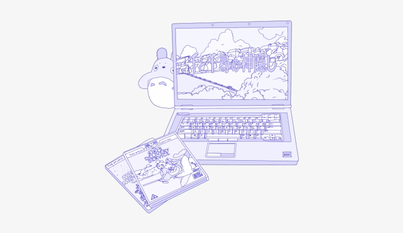 Spirited Away My Art Totoro Studio Ghibli Transparent - Purple Overlays Cute Pastel, transparent png #3003803