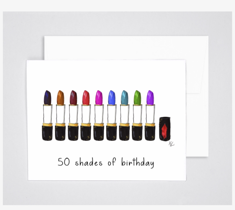 Images / 1 / - Birthday Card Lipstick, transparent png #3003871