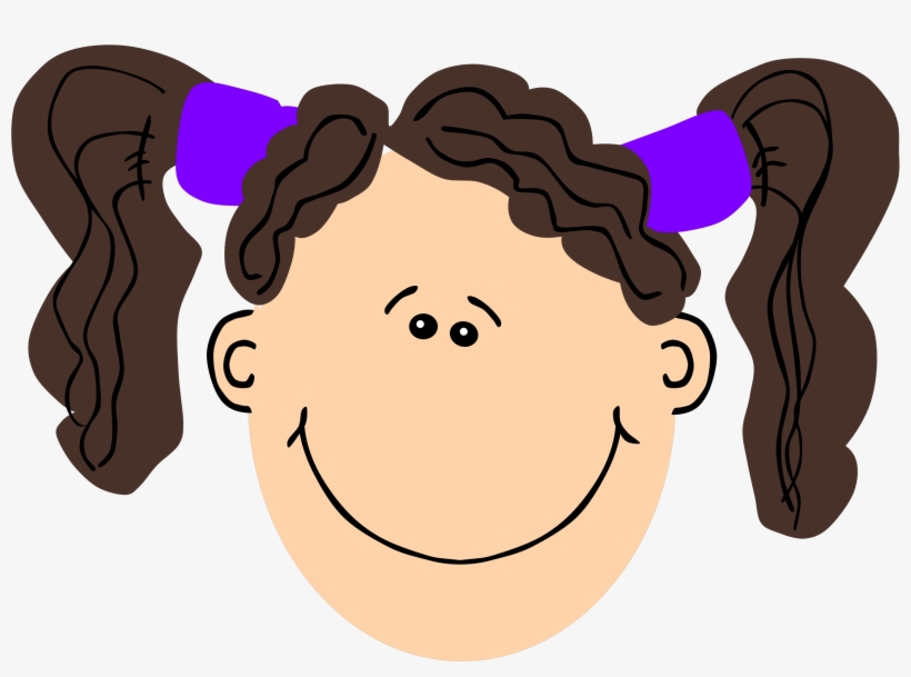 This Free Icons Png Design Of Girl With Brown Hair, transparent png #3004170
