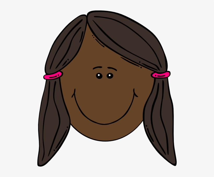 How To Set Use Girl With Pigtails Clipart - Boys And Girls Face, transparent png #3004200
