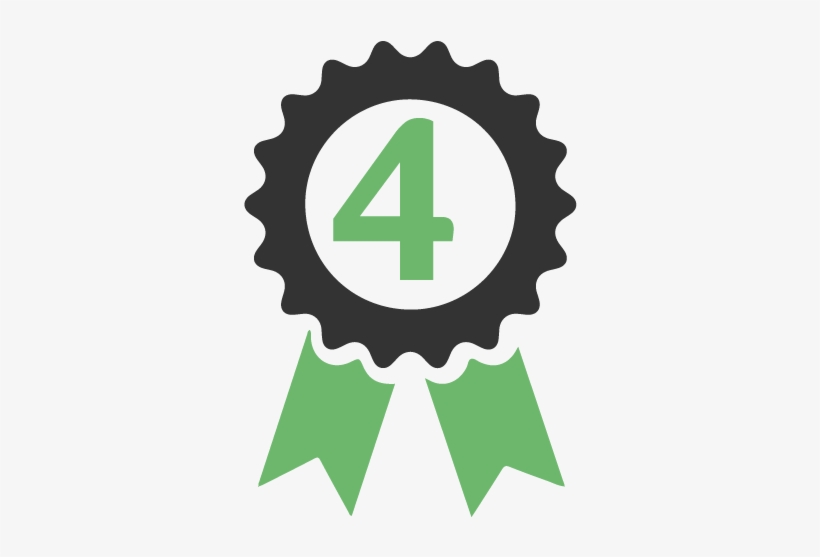 4 - Year Of Experience Icon, transparent png #3004325