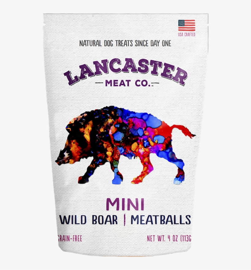 Wild Boar Mini-meatballs - Lancaster Meat Co Mini Wild Boar Meatballs 4oz Dog, transparent png #3004374