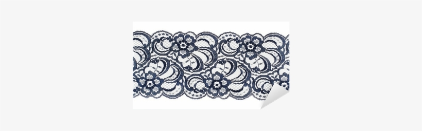 Lace Trim Ribbon Over White - Lace Wedding Invitations, transparent png #3004528
