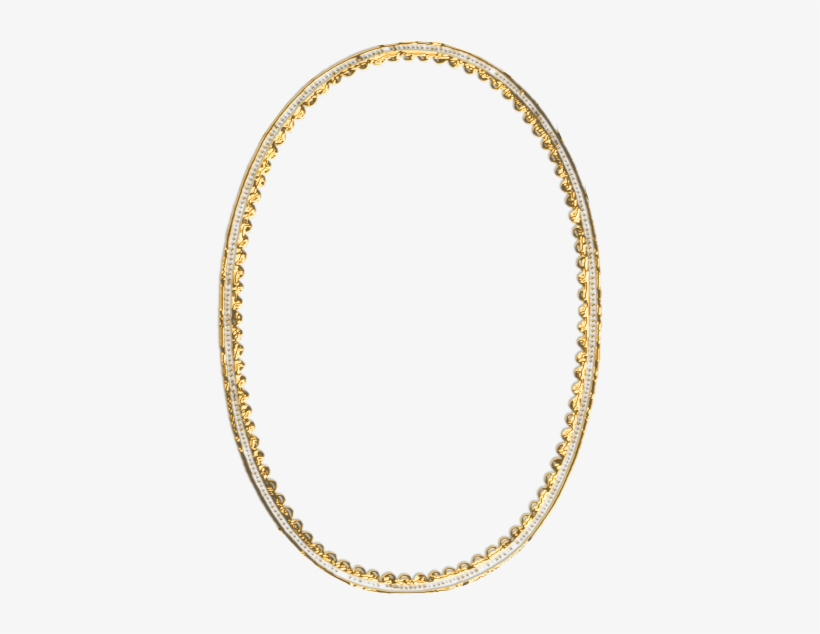 Moldura Oval Em Png - Arabesco Dourado Oval Png, transparent png #3005124