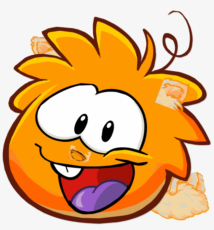 Fox Puffle - Club Penguin Puffles Naranja, transparent png #3005197