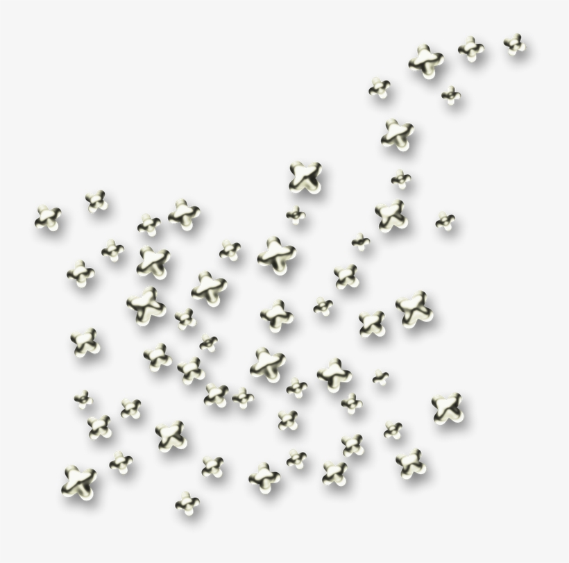 Cristales En Formas Perlas Y Estrellitas En Png Scrap - Marco De Brillantes Png, transparent png #3005229