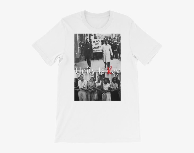 Unity Is Key Black & White Together Graphic Unisex - Civil Rights Act Of 1964, transparent png #3005935