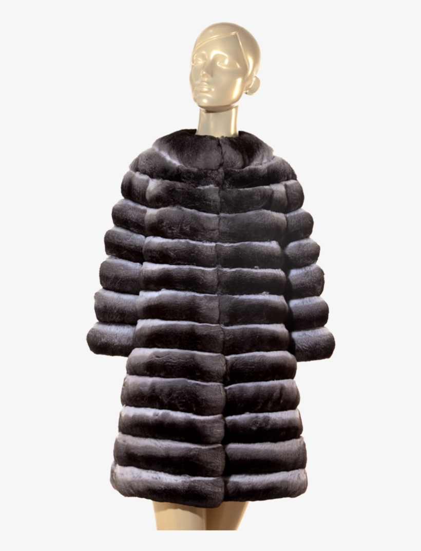 Nargis Plaza Chinchilla Fur Coat - Zadig, transparent png #3005960