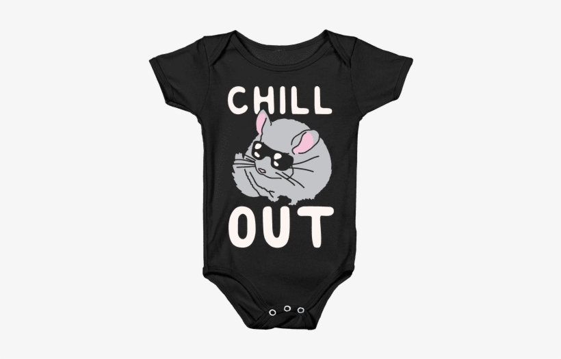 Chill Out Chinchilla Baby Onesy - Death Metal Baby Onesie, transparent png #3006148