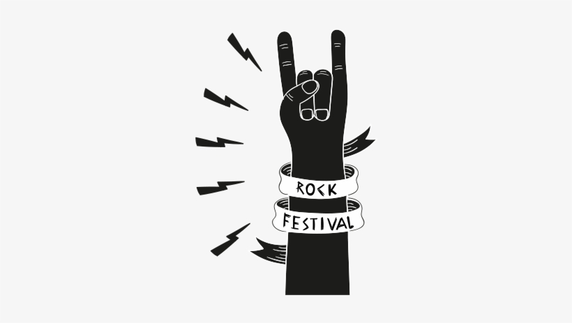 Rock Hand Sign Tumblr For Kids - Png Rock And Roll, transparent png #3006246