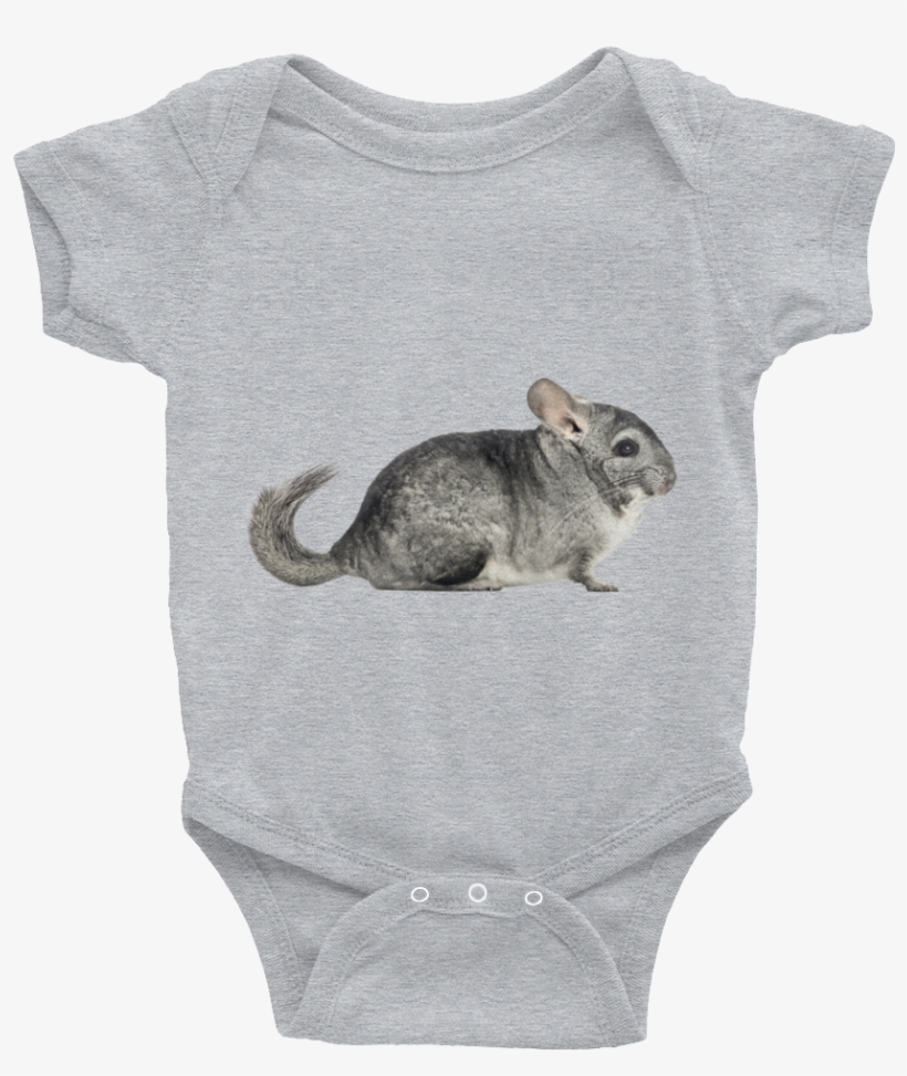 Chinchilla Print Infant Bodysuit - Onesies For Babies, transparent png #3006371