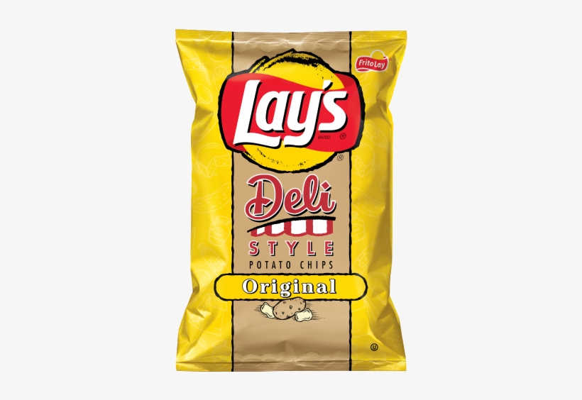 Lays Deli Style Original Vegan - Lay's Deli Style Original Potato Chips, transparent png #3006764