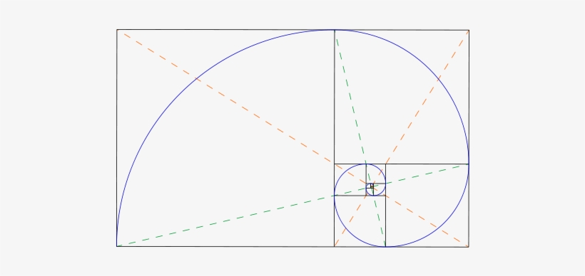 Apple And Golden Ratio, Golden Rectangle, Fibonacci - Tỷ Lệ Vàng Trong Thiết Kế Logo, transparent png #3007504