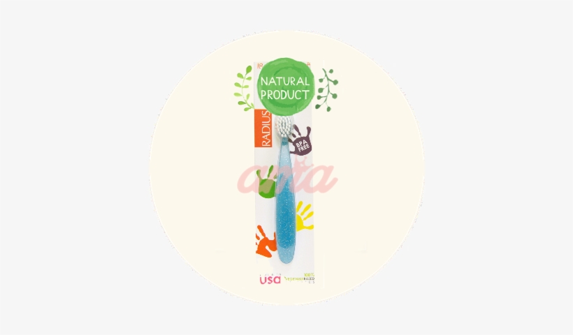 Radius, Totz Toothbrush, 18 + Months, Extra Soft, Light, transparent png #3007606