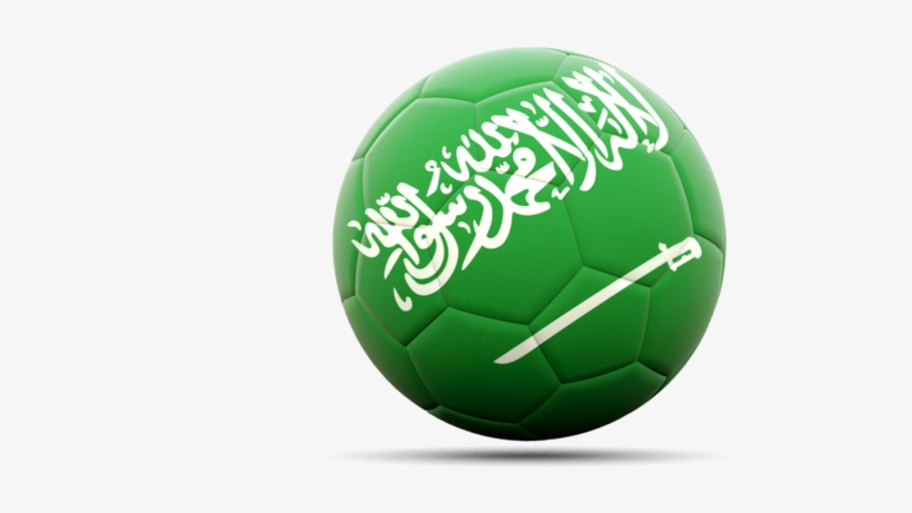 Illustration Of Flag Of Saudi Arabia - Football Of Saudi Arabia, transparent png #3007607
