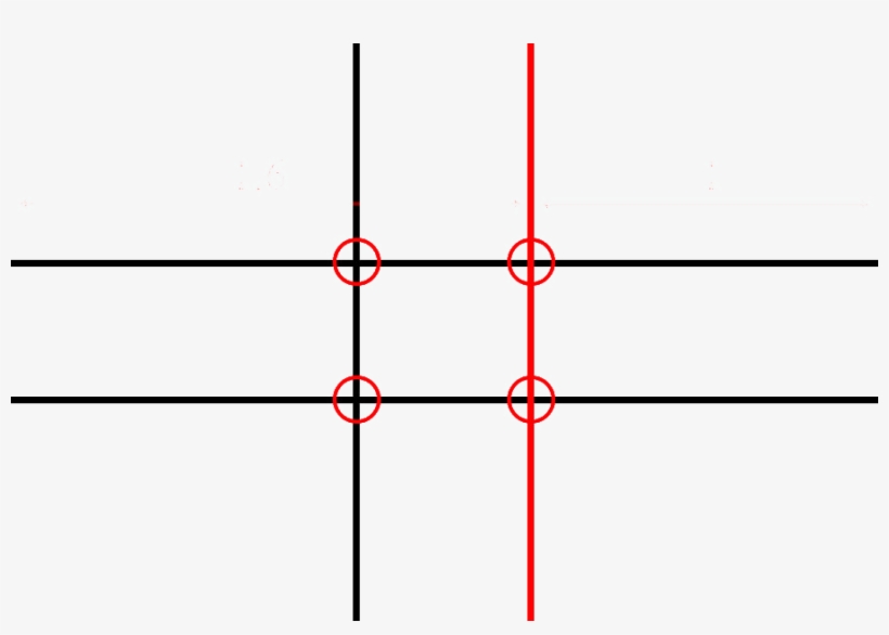 Golden Ratio Horizontal - Rule Of Thirds, transparent png #3007736