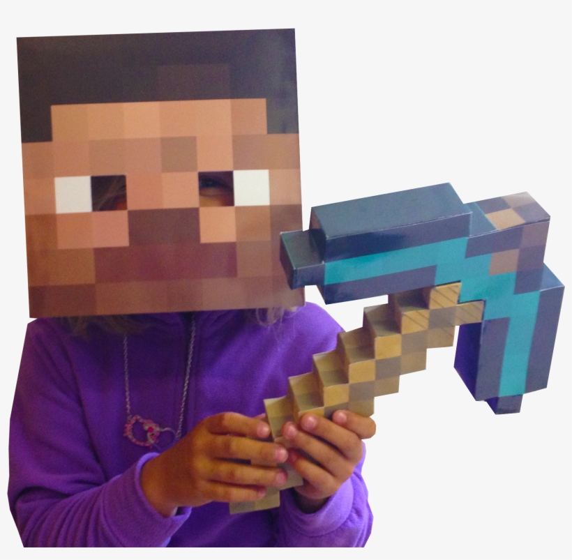 How To Create Your Own Minecraft Mask - Minecraft Costume, transparent png #3008093