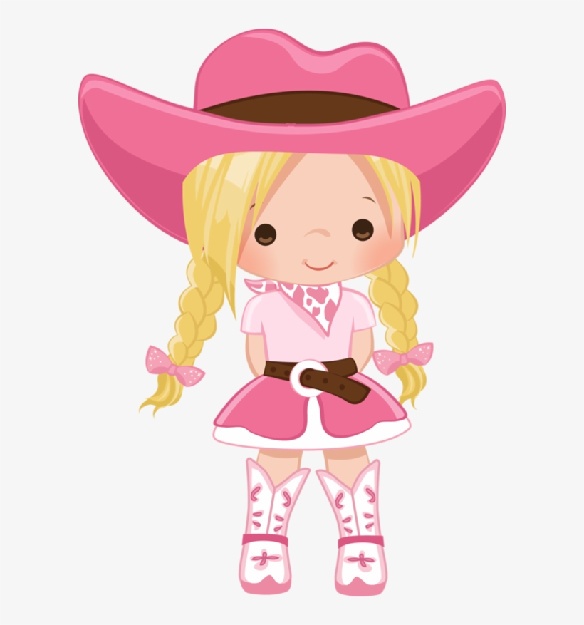 Scrap - Pink Cowgirl Clipart, transparent png #3009165