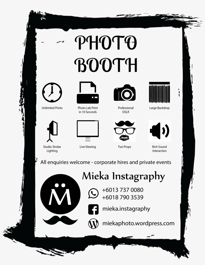 Photo Booth Leaflet - Leaflet, transparent png #3009382