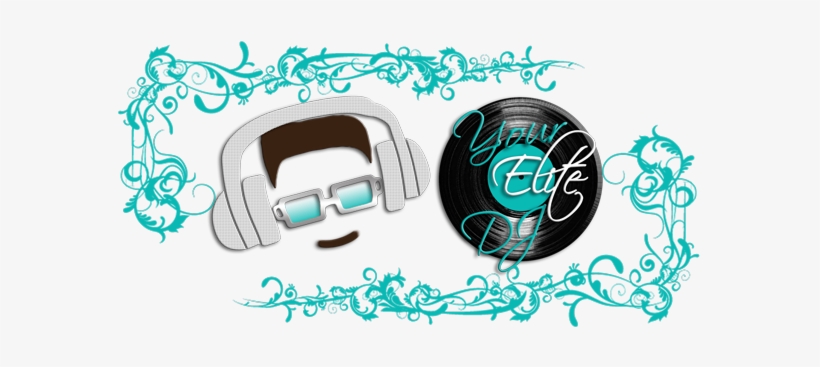 Your Elite Dj - Black And White Corner Borders, transparent png #3009408