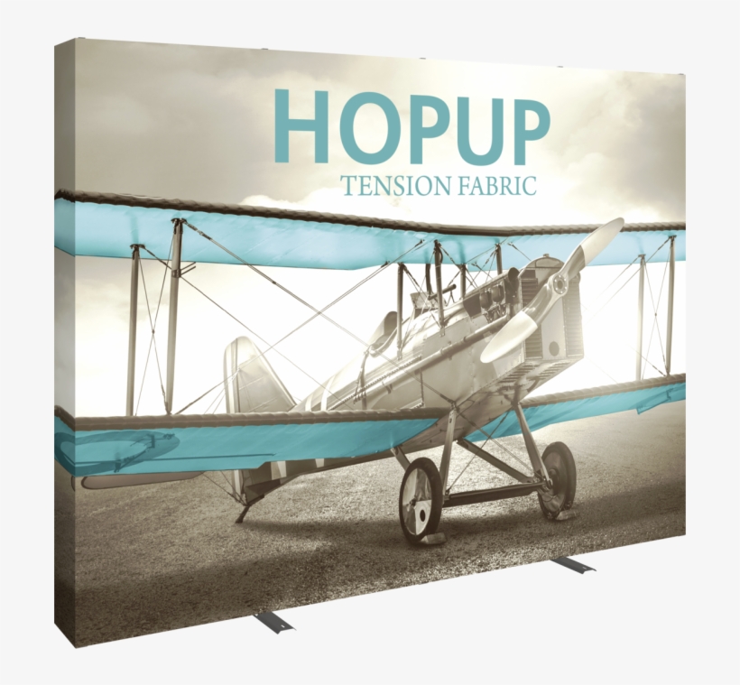 Hopup 10ft Straight Full Height Tension Fabric Display - Hop Up Display, transparent png #3009489