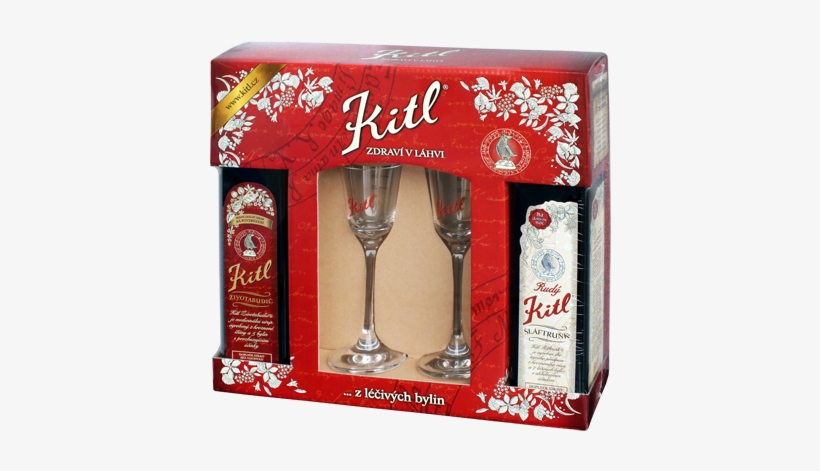 Kitl Gift Box - Kitl: Dárková Kazeta 2x500ml Se 2 Skleničkami, transparent png #3010088